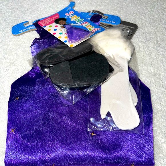 ✨3 FOR $18✨ MIX & MATCH…NEW “SPRINGFIELD” PARTY DRESS & SHOES, FITS 18” DOLLS - Picture 4 of 8